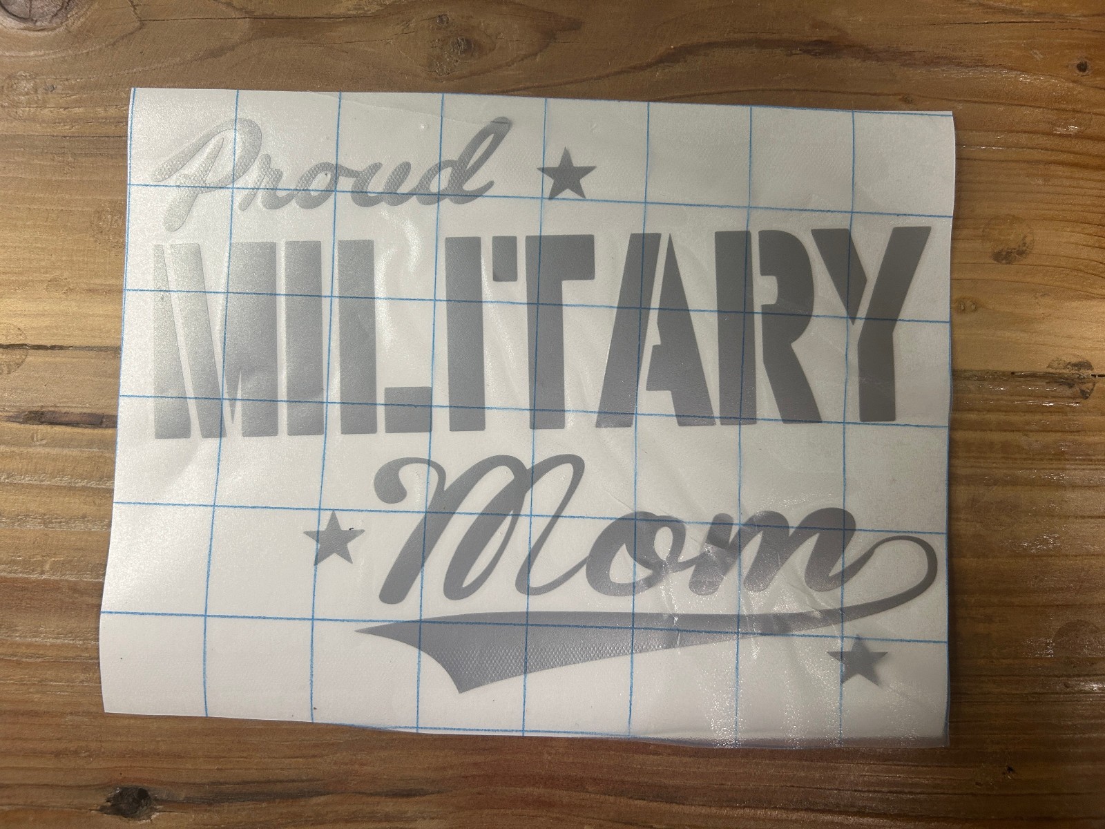Proud Military Mom Decal Sticker – Honor with Style – 6309