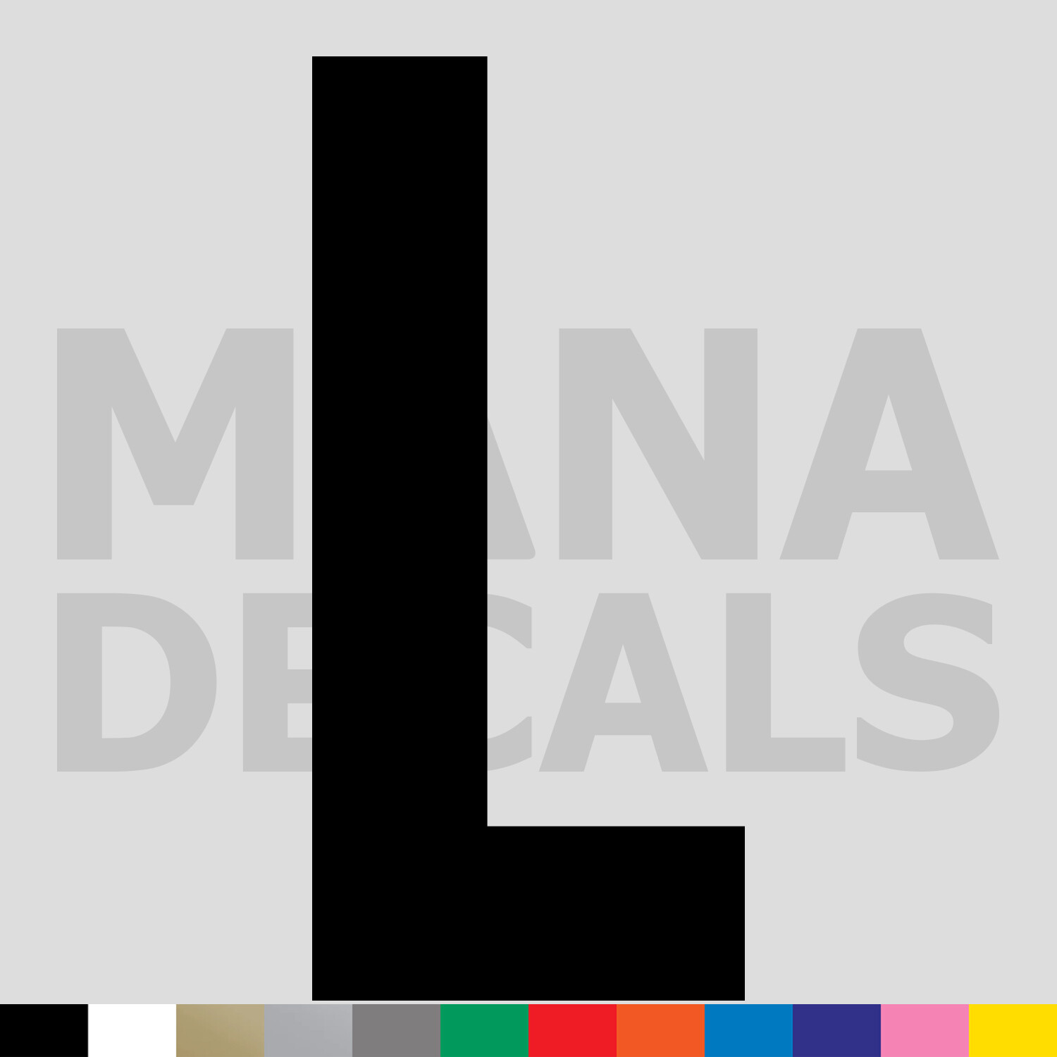 Jersey Letter L Vinyl Die Cut Decal Sticker – Sport Athlete Alphabet Text