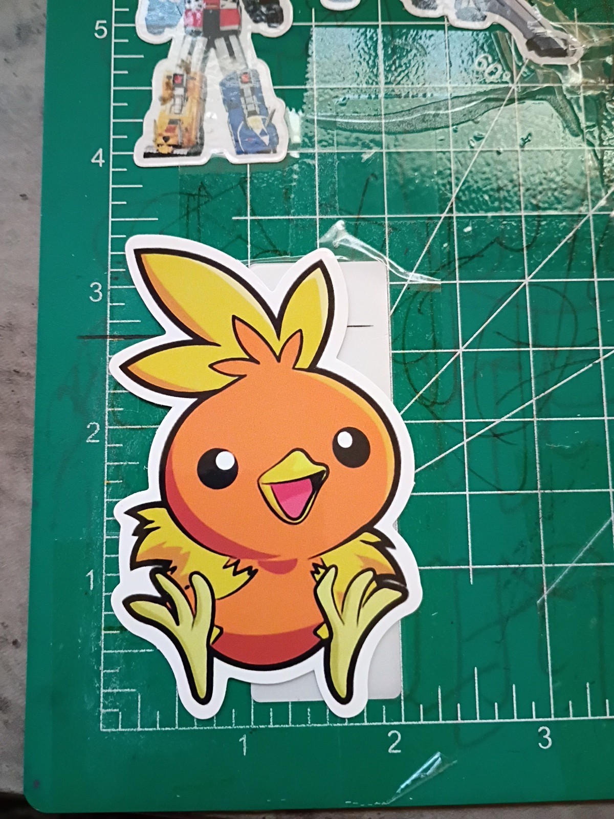POKEMON STICKER X TORCHIC 3X2 INCHES STICKER X VYNIL DIE CUT STICKER HIGH GLOSS