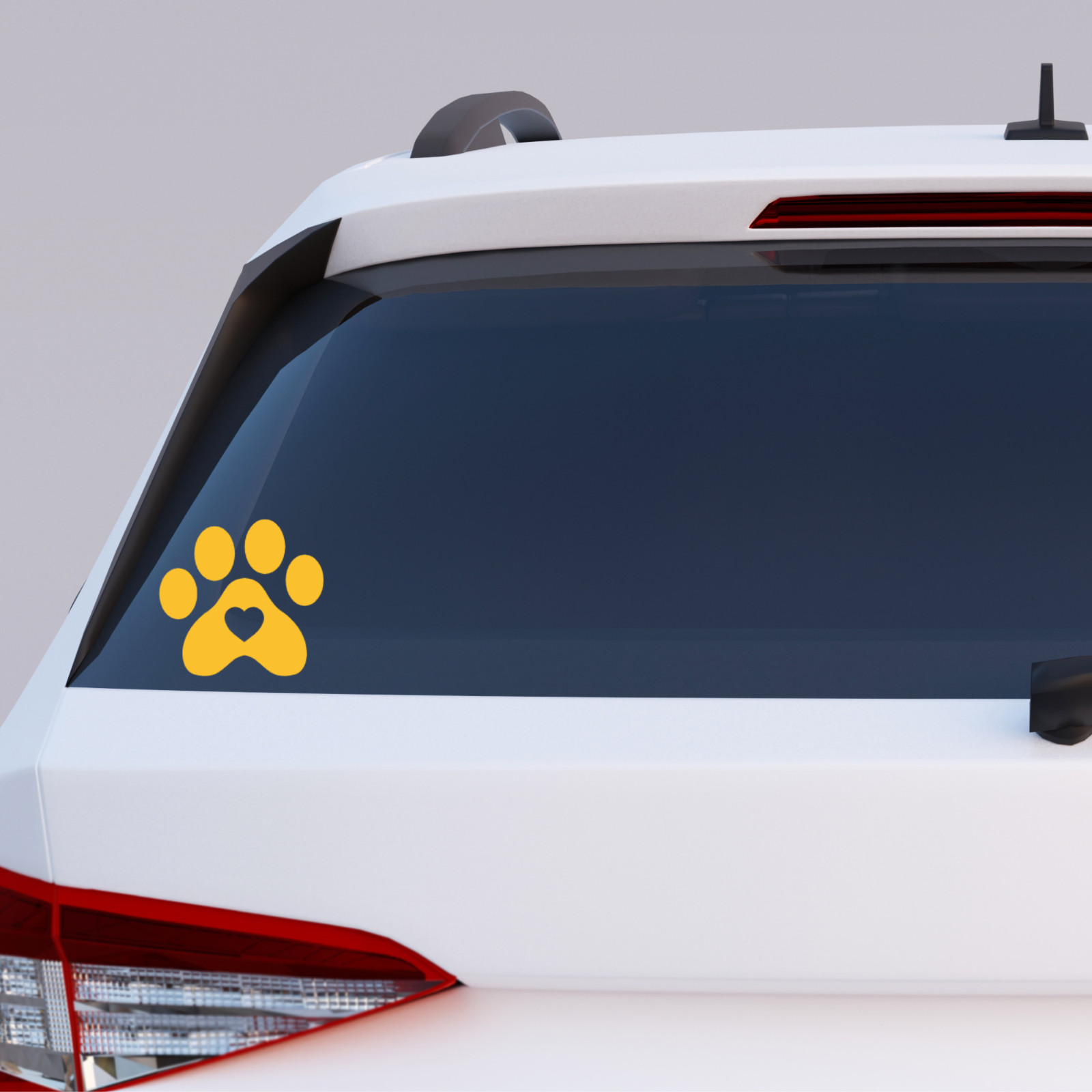 Dog Puppy Paw Vinyl Decal Pet Dog Mom Sticker Car Window Laptop Water Bottle