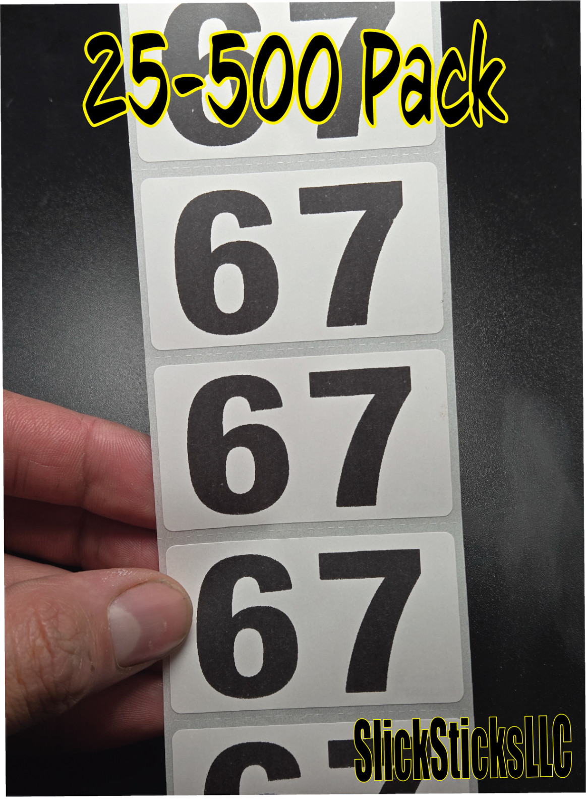"67" 25-500pcs bulk lot stickers labels tags decals meme brain rot gen alpha 67