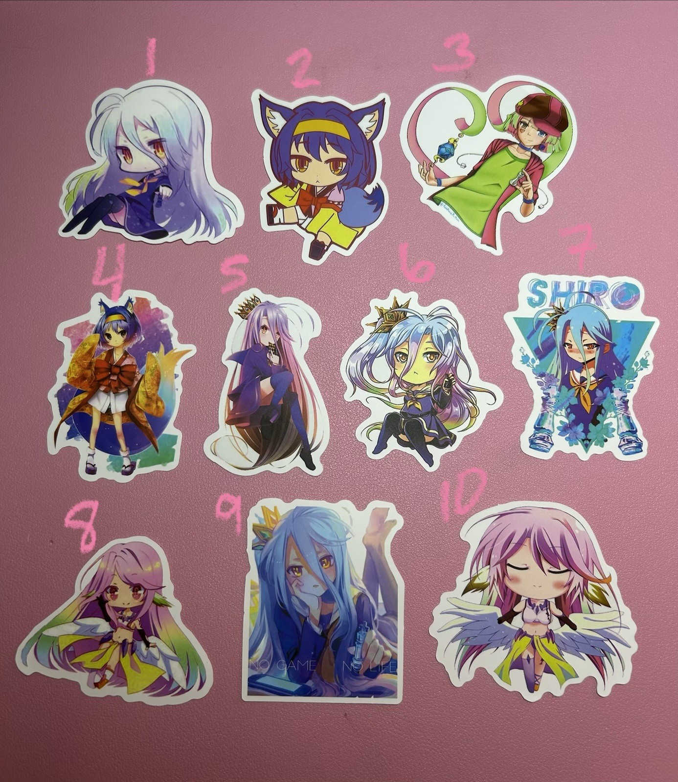No Game No Life And More Anime Stickers