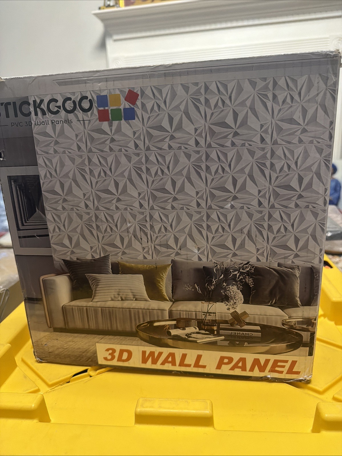 33-sheet 11.8"x11.8" PVC Drop Ceiling Tiles&3D Wall Panel, cover 32 Sq.Ft.