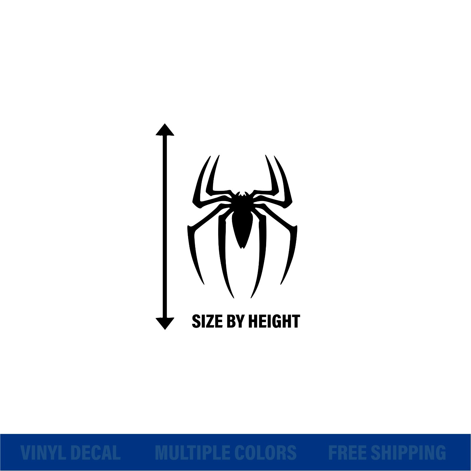 SpiderMan SPIDER Emblem Vinyl Decal Sticker | Multicolors & Free Shipping