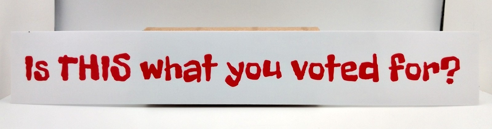Is This What You Voted For?/Anti-Trump/Government/Remorse Sticker/1.5”x10.5”