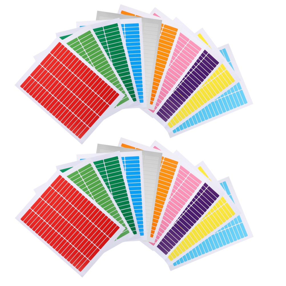 20 Sheets Waterproof Material Label Stickers Printer Paper for Handwritten