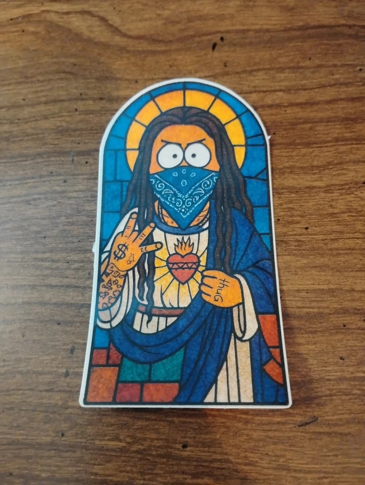 Gangsta Southpark Church Window Funny Humor Vinyl Decal Sticker