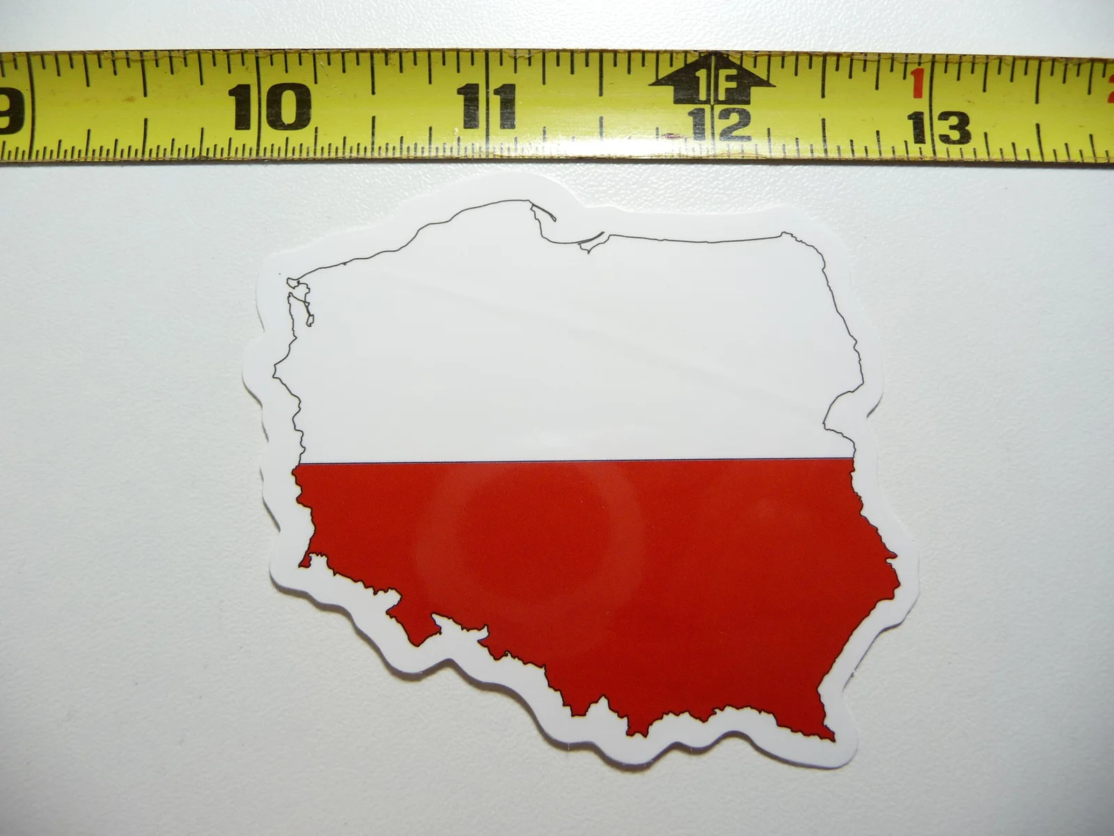 POLAND SMALL STICKER DECAL MAP FLAG COUNTRY OUTLINE SILHOUETTE LAPTOP