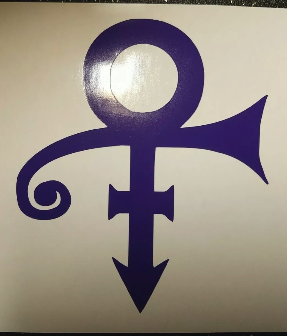 5.5" H Purple Vinyl Decal Sticker windows car truck laptops SUV