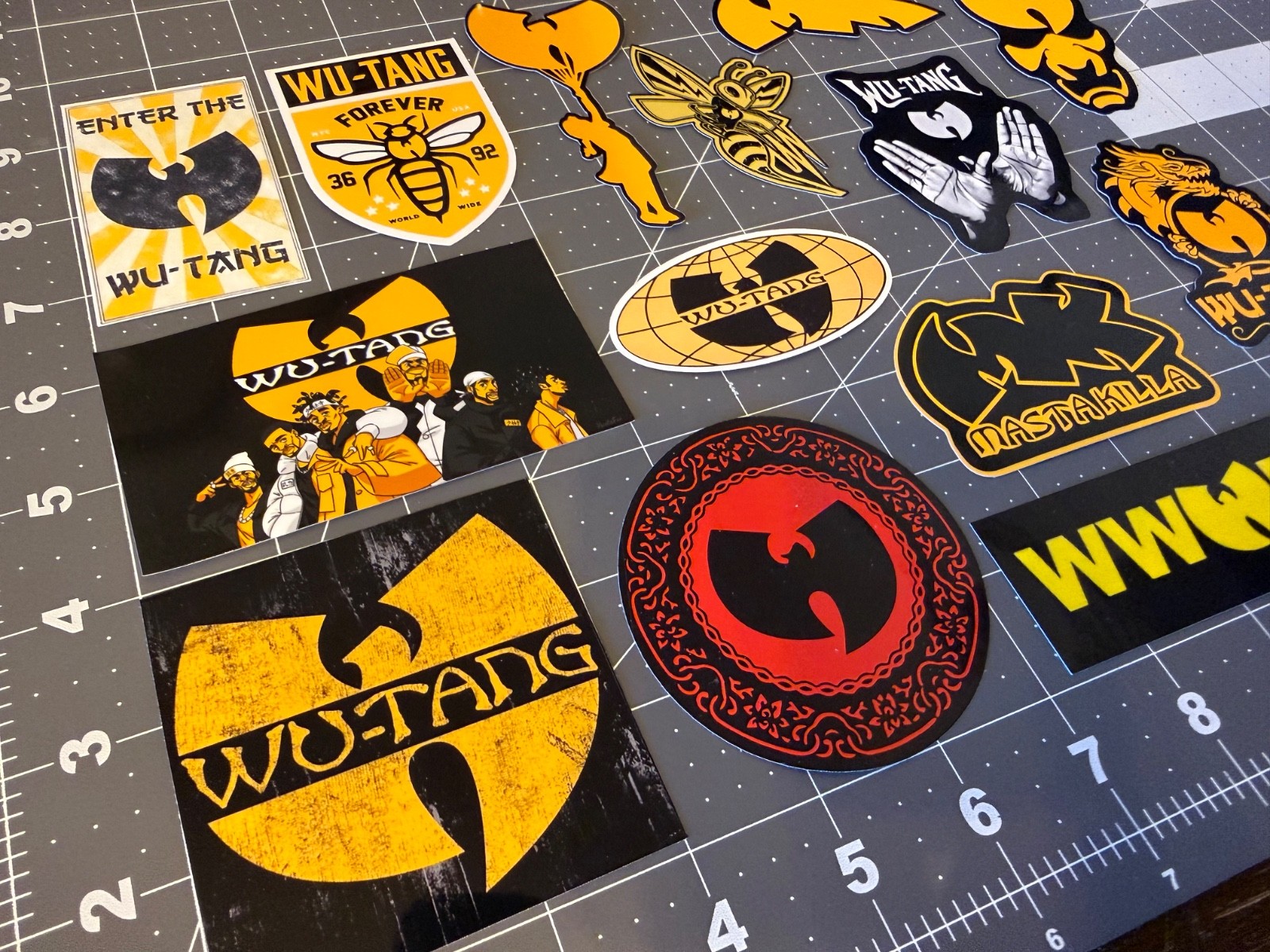 Wu Tang Clan Stickers Multiple Options Available, Pick One