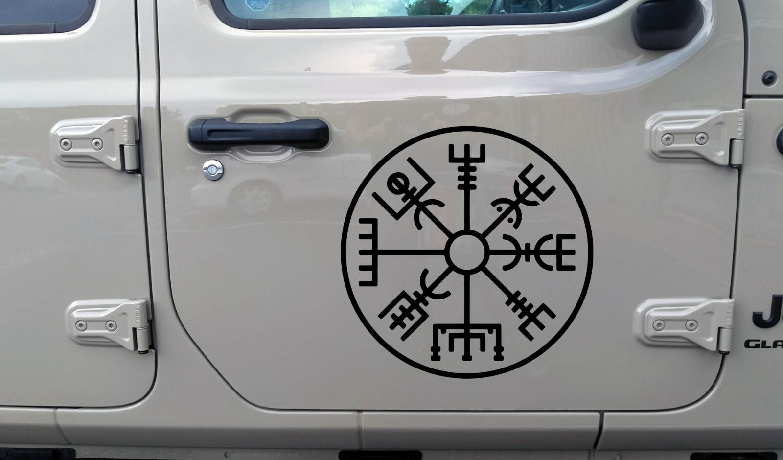 Viking Compass V14 Vinly Decal – Vegvisir Nordic Norse Valhalla Die Cut Sticker