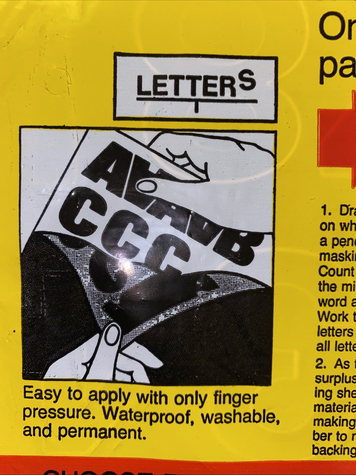 Vintage Presto Stik 2” Vinyl Plastic Letters – Helvetica Lot Of 3
