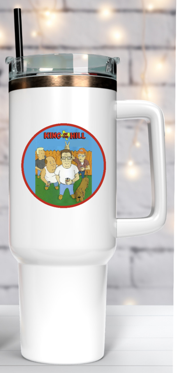 King Of The Hill – 4" Handmade Vinyl Decal Vehicle Laptop Cooler Decor Tumbler
