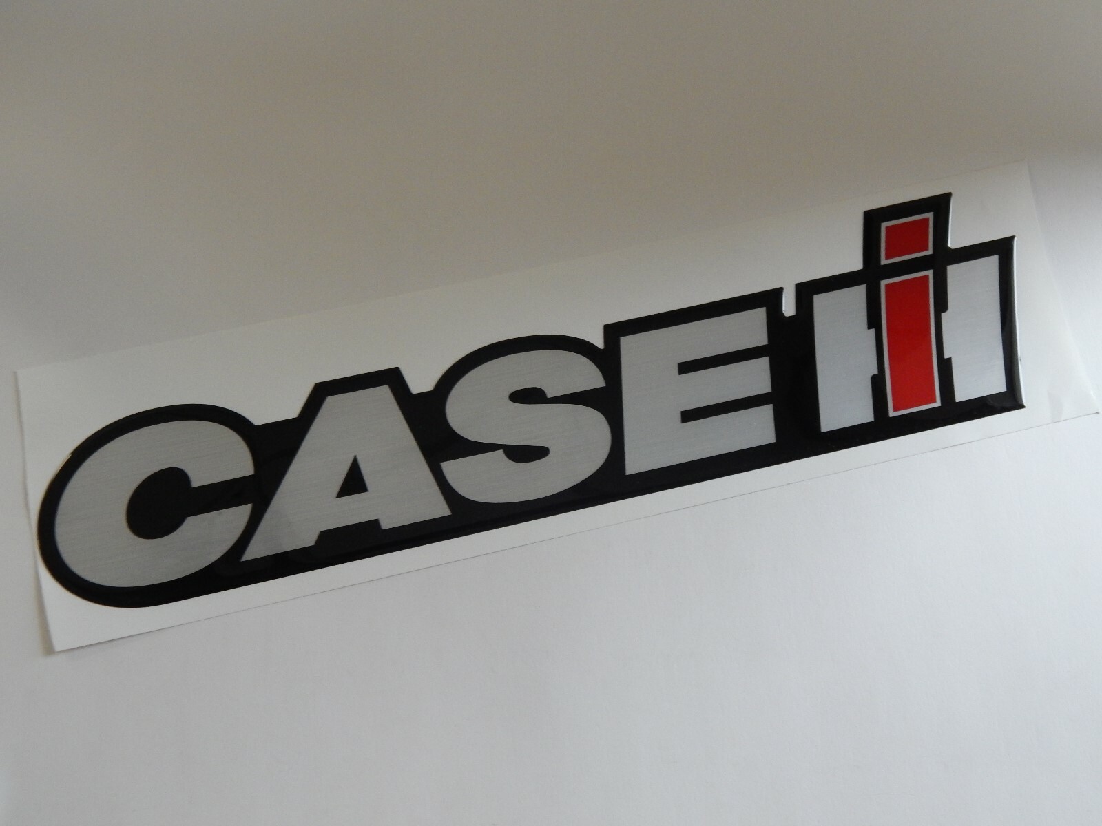 Case IH Raised Vinyl Decal Approx 19" Long & 4" Tall