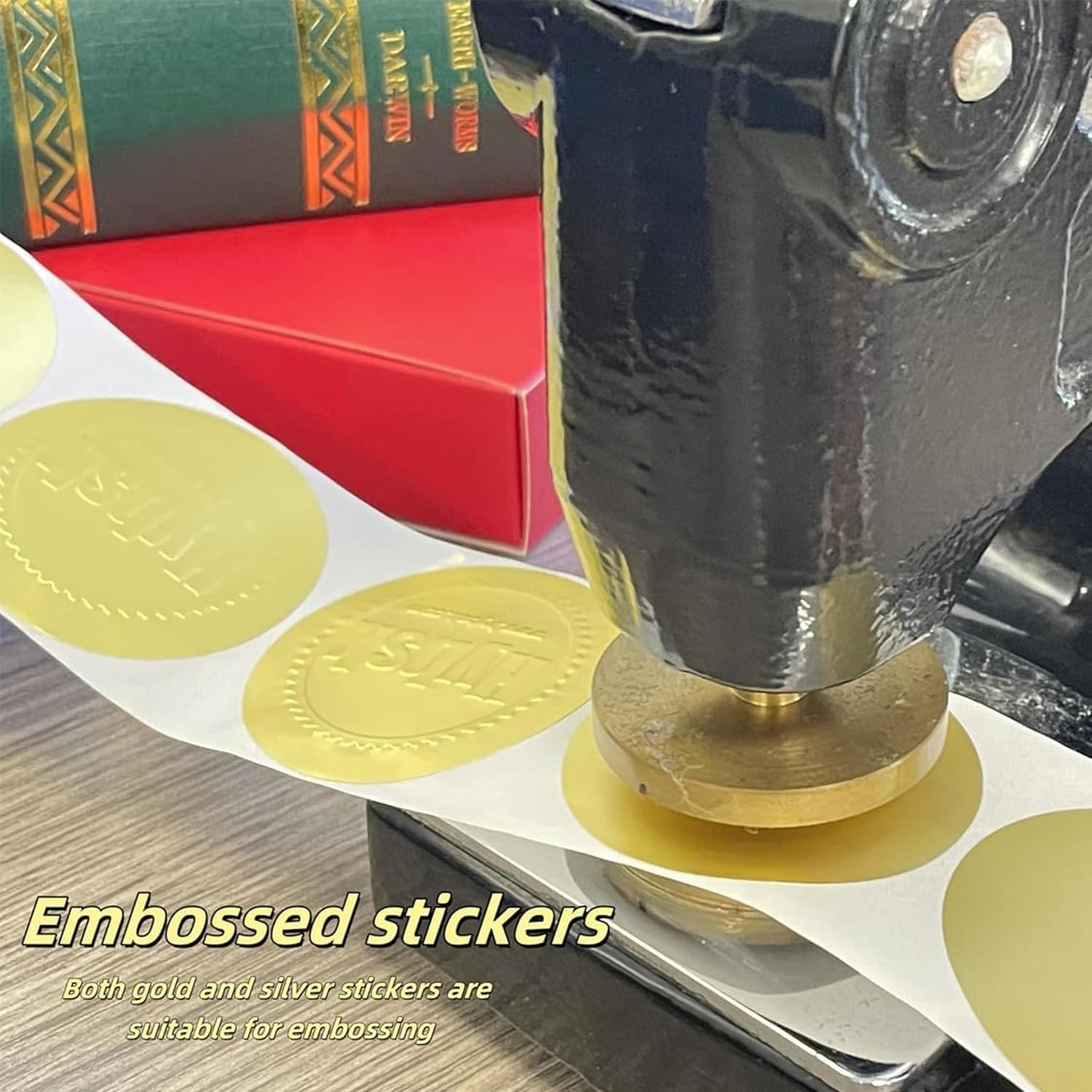 Elegant 2-Inch Matte Gold Labels – 300 Round Color Coding Dots for Organization