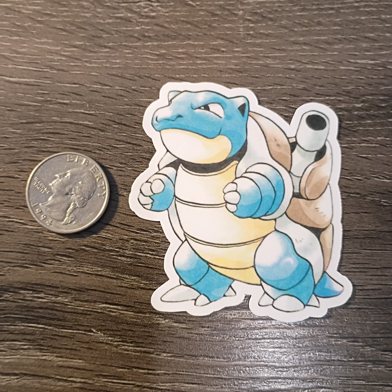 Gen 1 & 3 Blastoise Stickers – Lot of 3 – Vinyl, Waterproof, Die-cut – Original