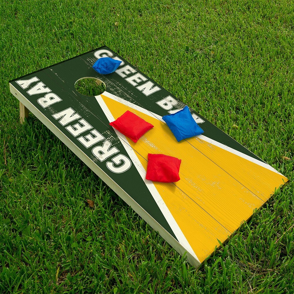 Green Bay Football Tailgating Cornhole Board Wraps and Decals Vinyl Sticker