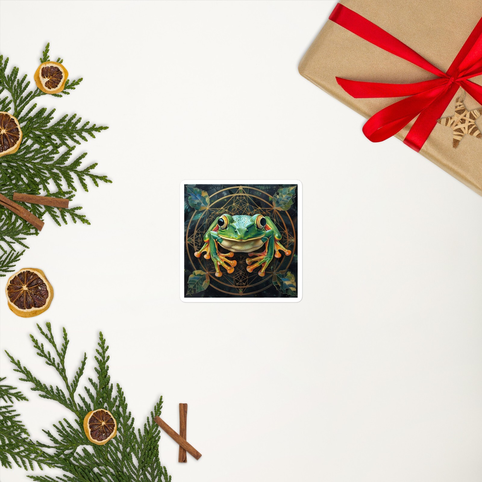 World of Wilds – Frog Lookin' at You – slappin' sticker