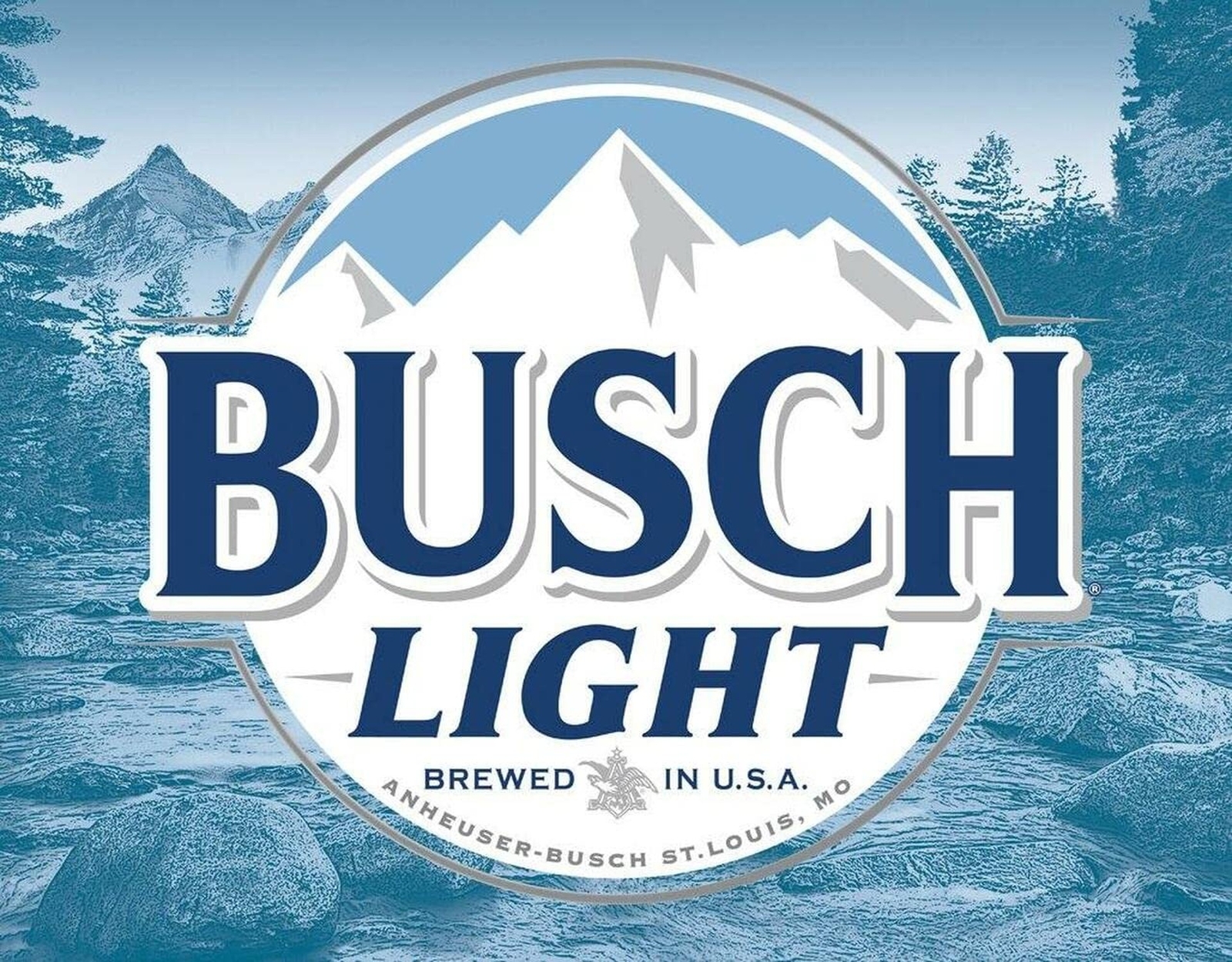 Desperate Enterprises Busch Light Logo Tin Sign – Nostalgic Vintage Metal Wal…