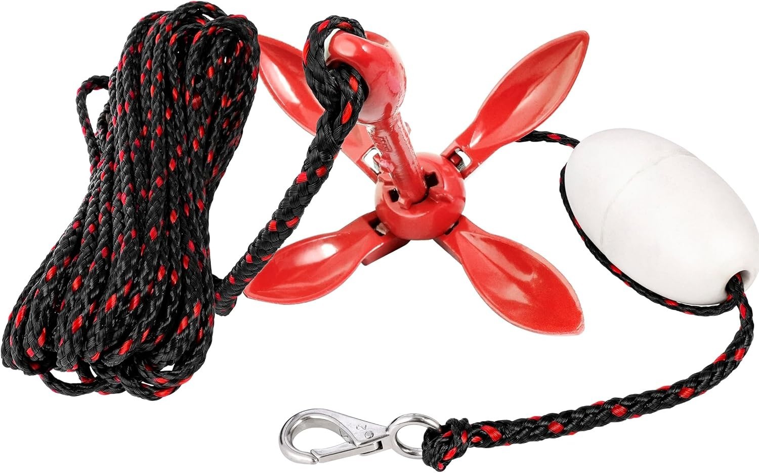 Grapnel Anchor Kit for Small Boats, Kayaks, PWC, Jet Ski & Paddle Boards – 3.5 l