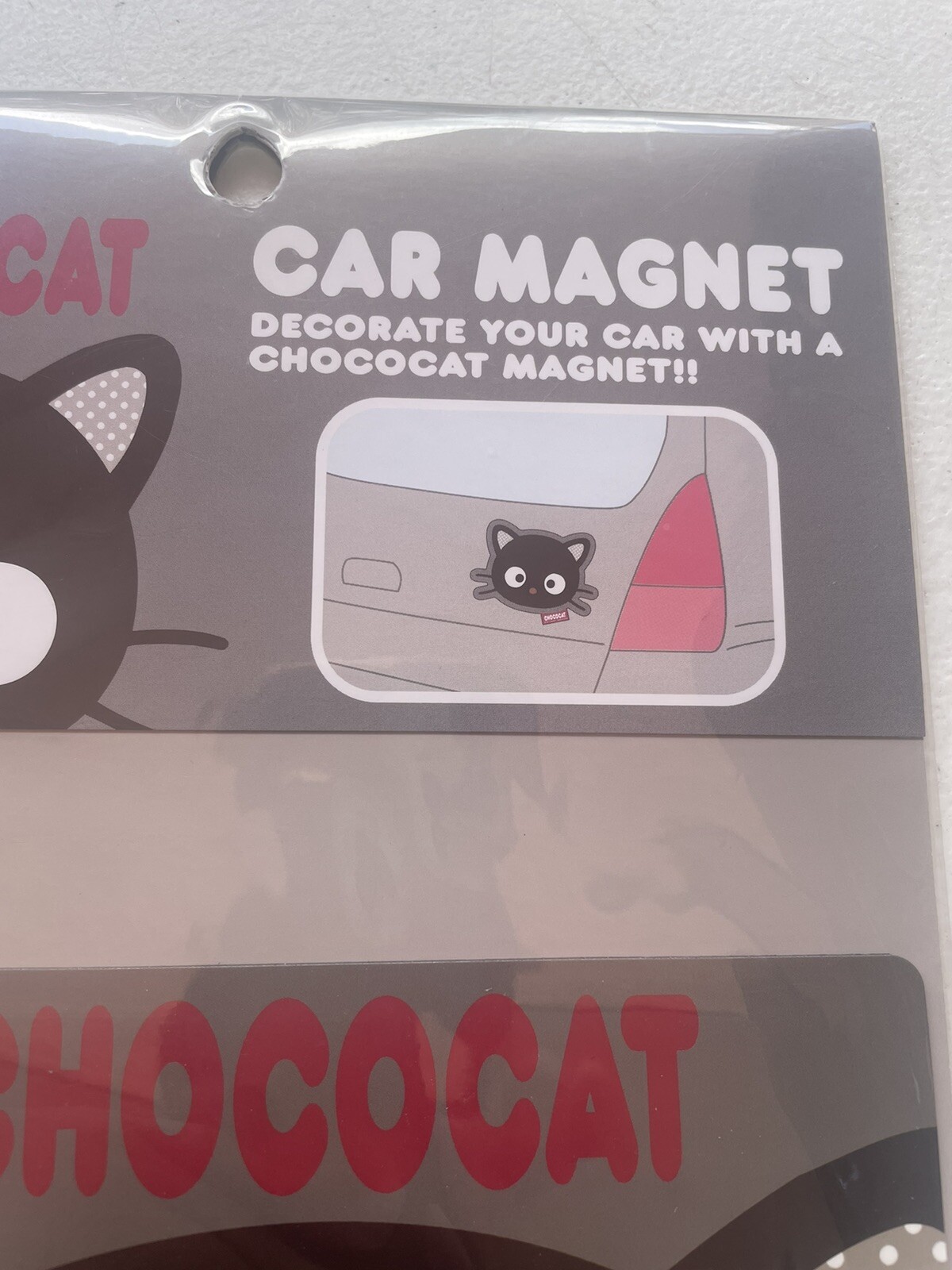 On Sale!! Sanrio 2011 Approx 6”x6” Chococat Car Magnet.