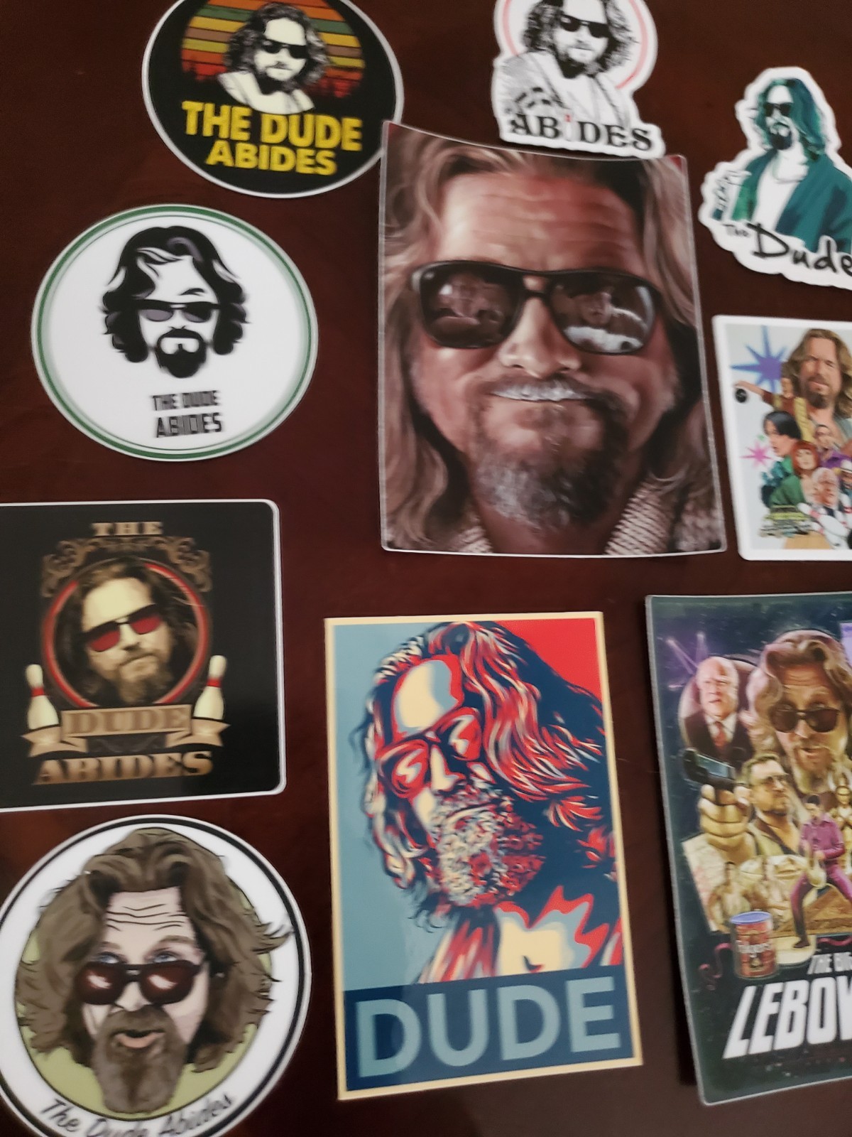 Big Lebowski STICKERS (3) 5×3 Inch THE DUDE