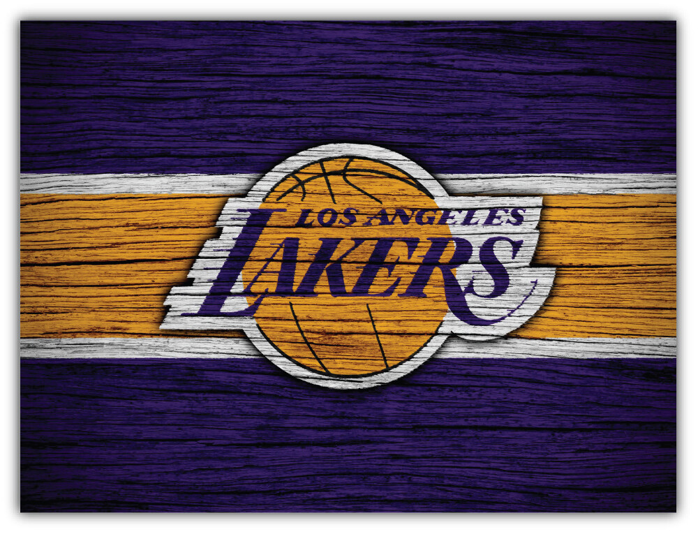 Los Angeles Lakers NBA Basketball Sport Logo Car Bumper Sticker Decal "SIZES"
