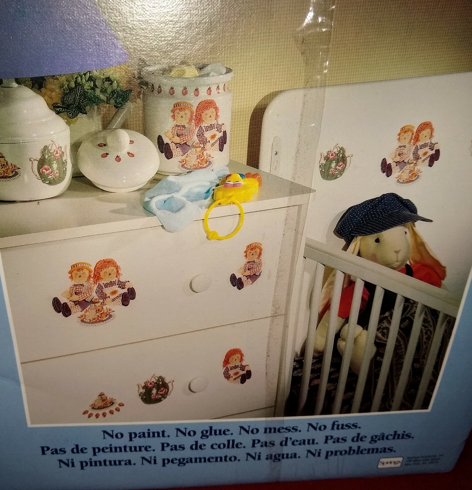 Springs Art Works Raggedy Ann & Andy Sweet Cakes Decorative Transfers 77669 NEW