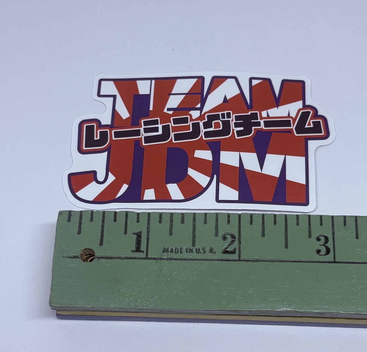 Team JDM Racing Sticker Vinyl Decal Window Wall Bumper Matte Finish 3.25” P4