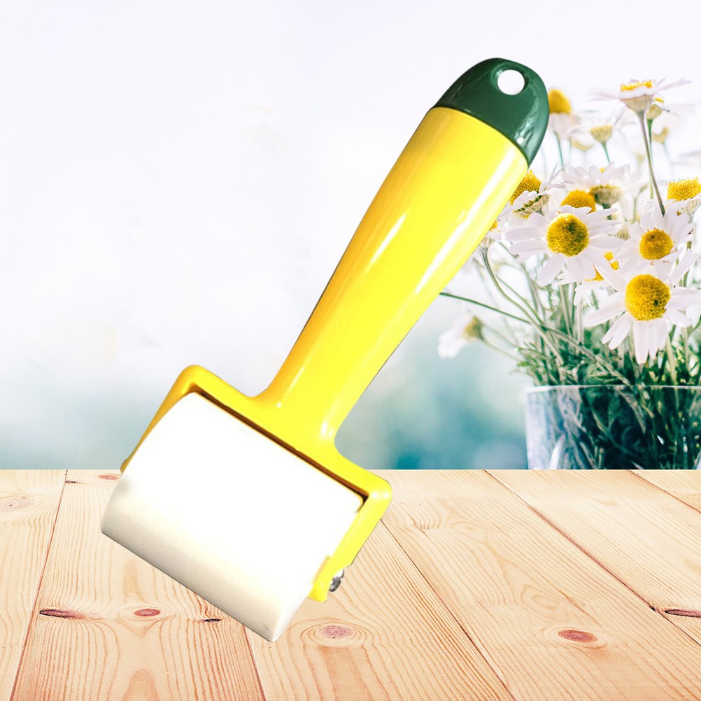 1Pcs Yellow Wallpaper Roller Plastic DIY Tool for Wall Sticker and Decoration