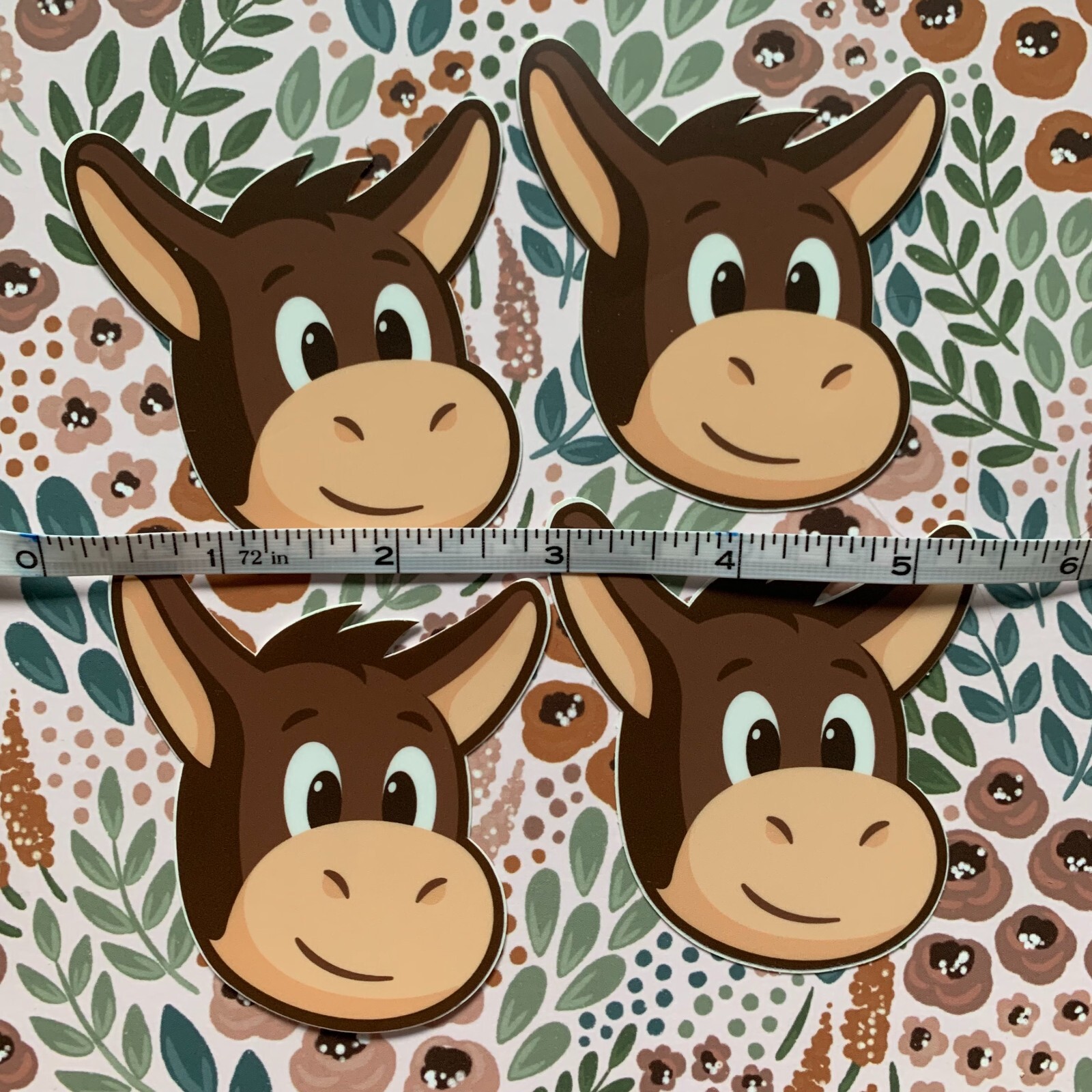Set of 8 Sticker Mule Logo Vinyl Stickers Decals Pack Lot Cartoon Donkey Cute