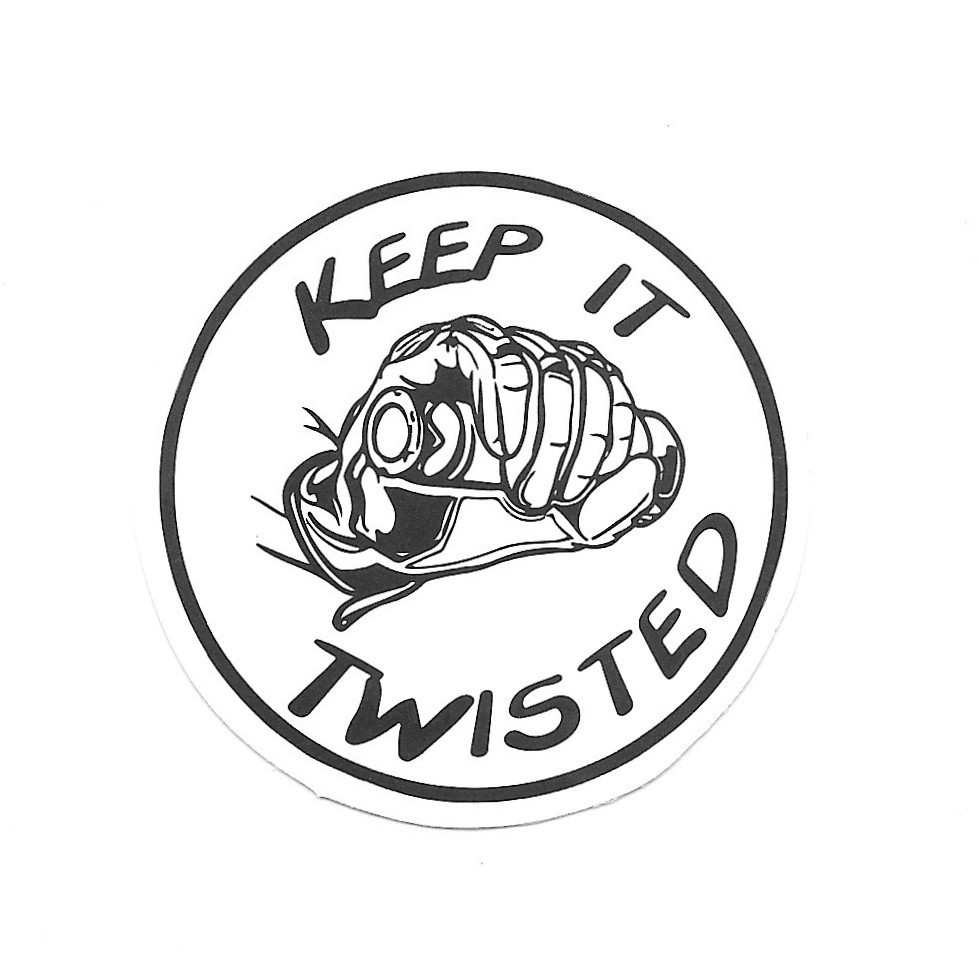 Keep It Twisted Vinyl Sticker Die Cut Decal Motorcycle Biker Throttle Moto Art