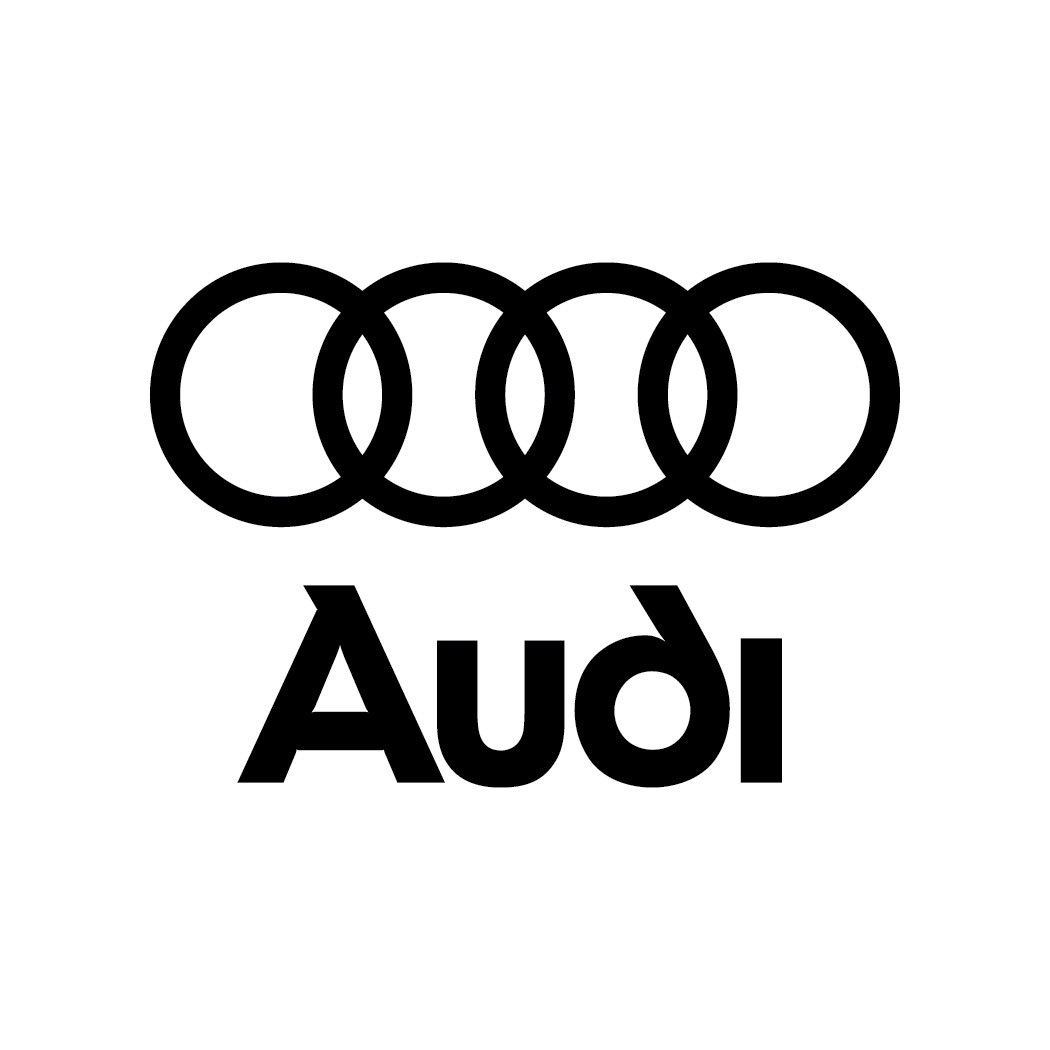 Audi Logo Multicolor die cut decal Made in USA 6+yr outdoor