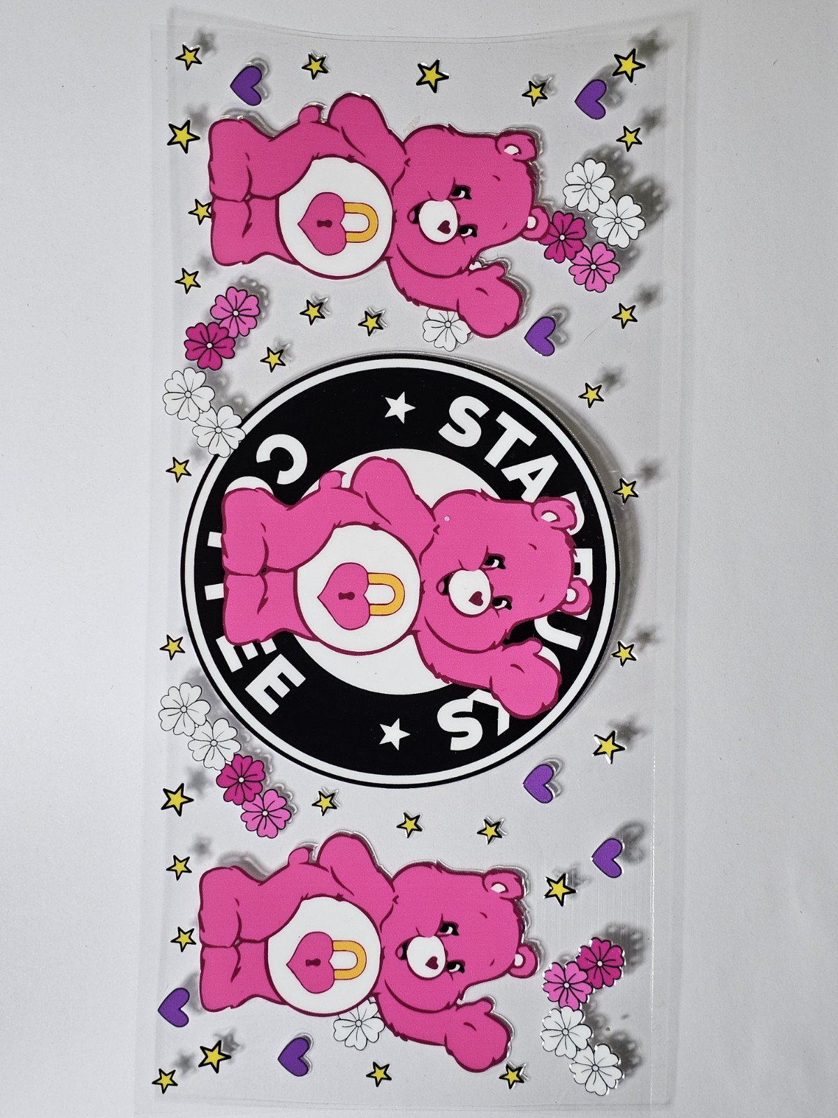 Care Bears UV DTF Transfer Sticker Wrap Tumbler UVDTF BUY 10+ GET COMBINED SHIP