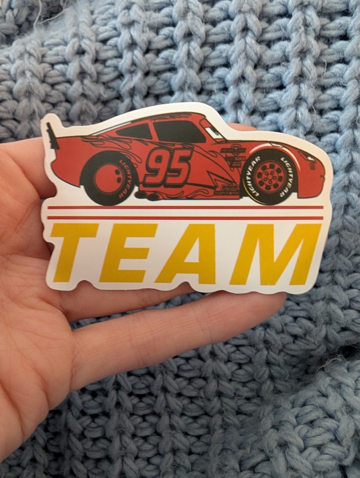 Cars, Pixar, Sticker, Disney, Lightning McQueen, Mater, Sally, Doc Hudson