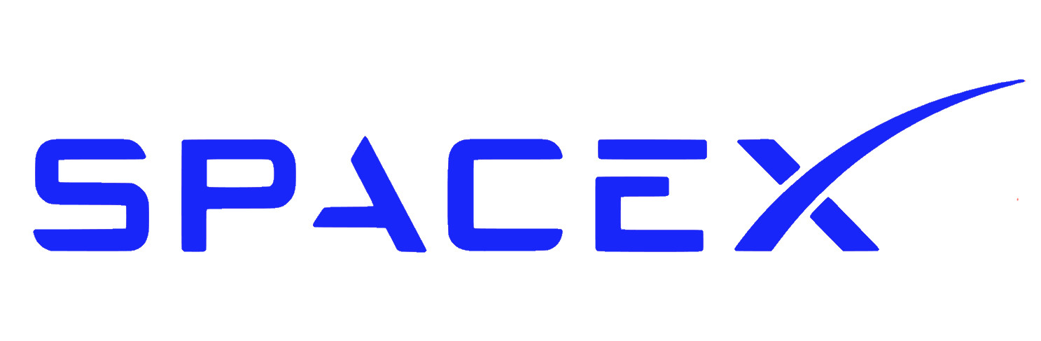 2 X SPACEX (2 Stickers) Decal Stickers for Cars, Windows, Laptops, Wall, Tablet.