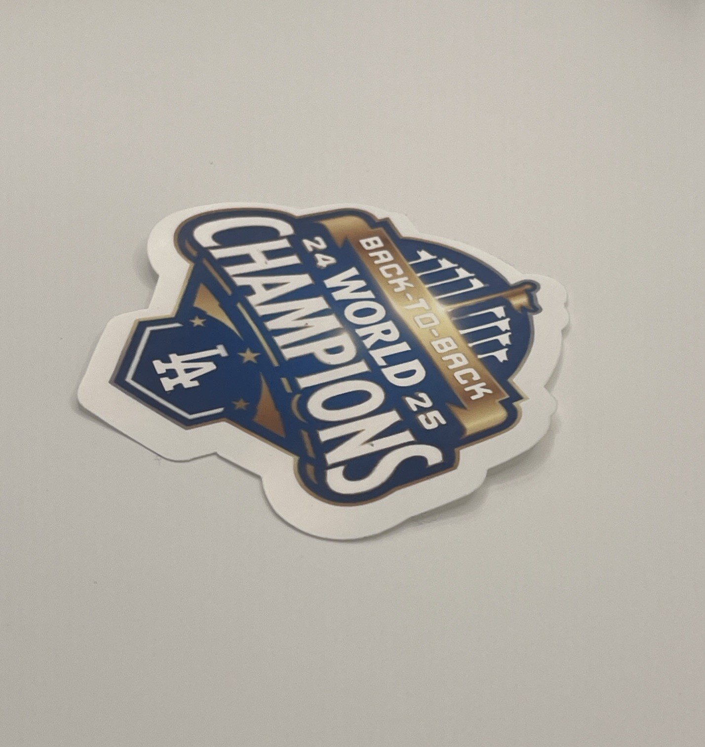 Los Angeles Dodgers 2025 Championship Premium Vinyl Sticker 3×3 inch