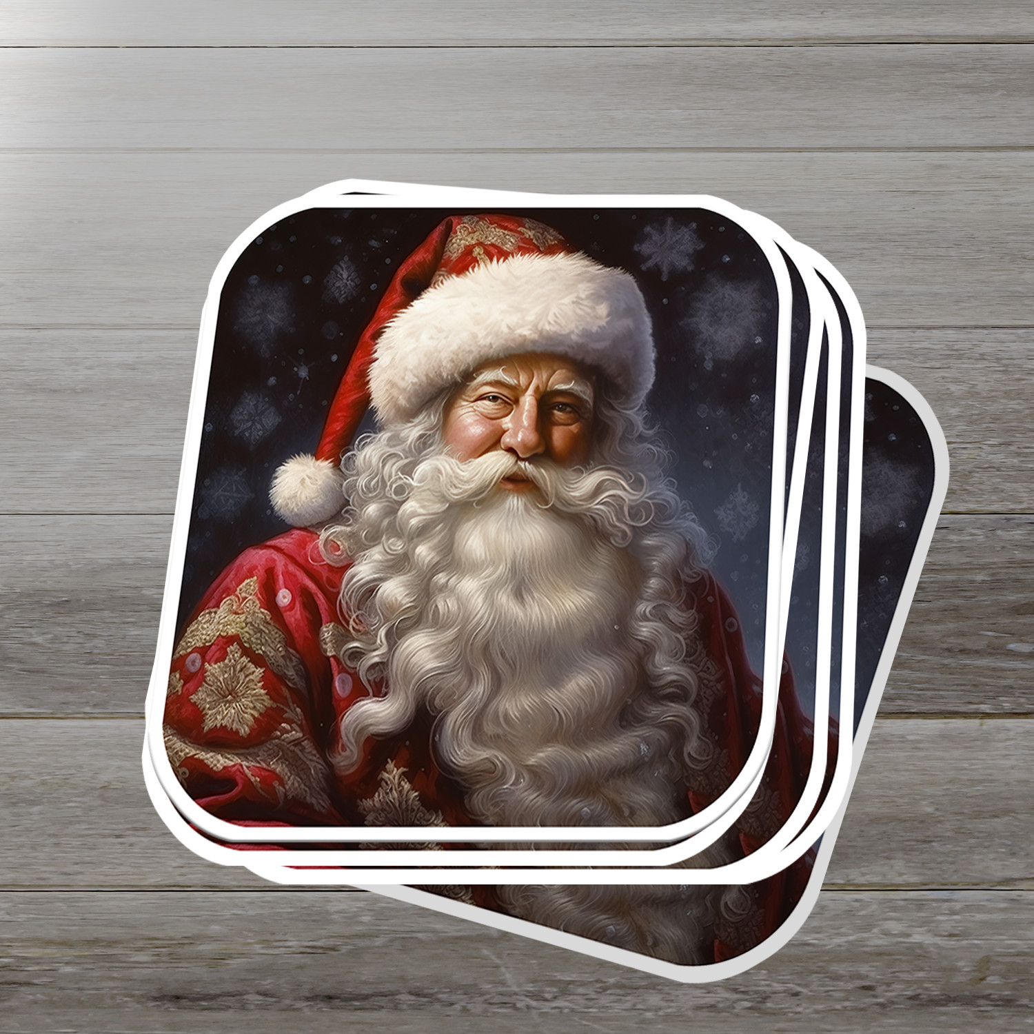 Santa Claus Vinyl Sticker – Bring the Magic of Christmas Anywhere
