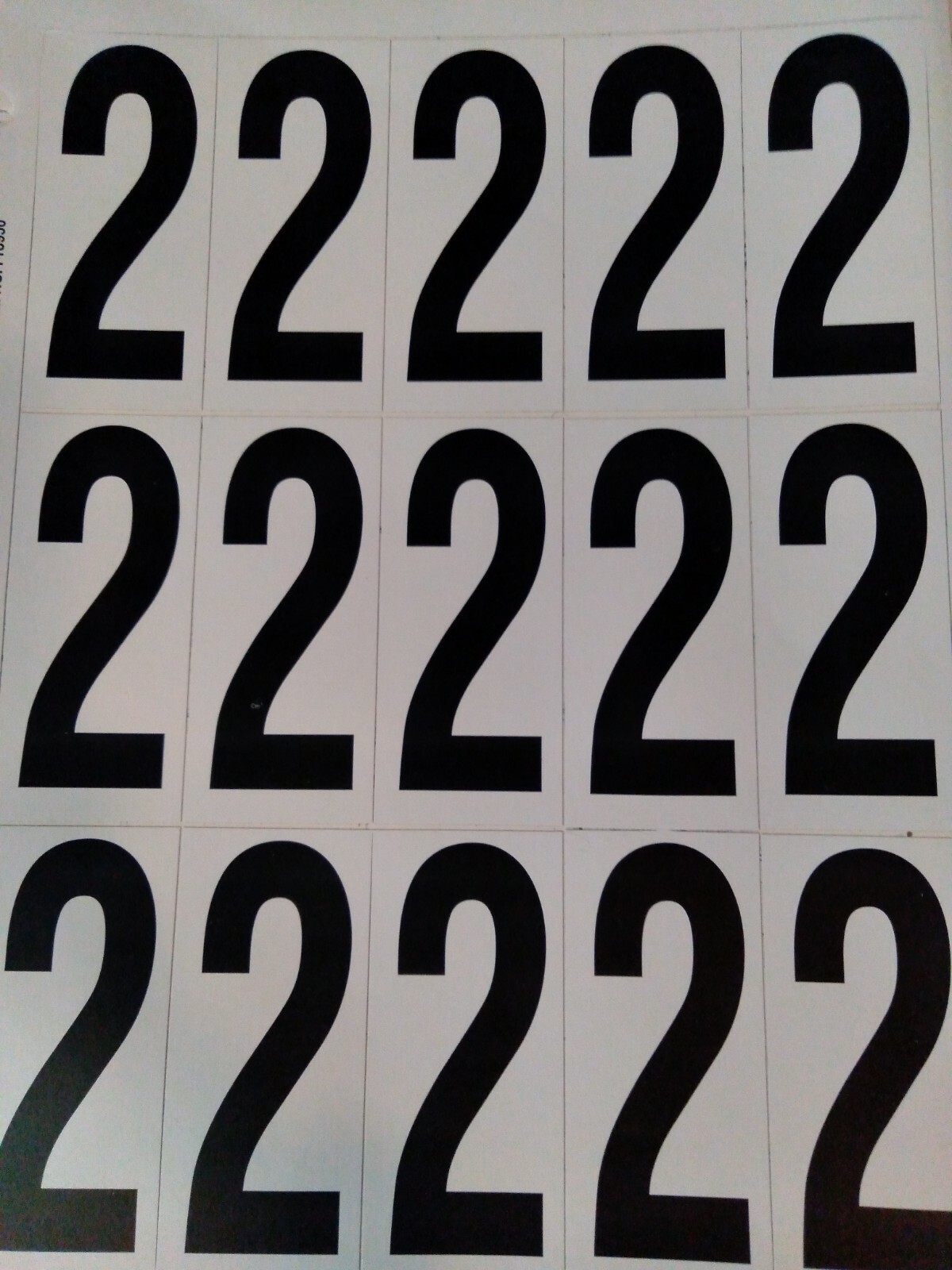 3" Set of Digits Numerals Mailbox Home Locker House Numbers Vinyl Sticker Decal