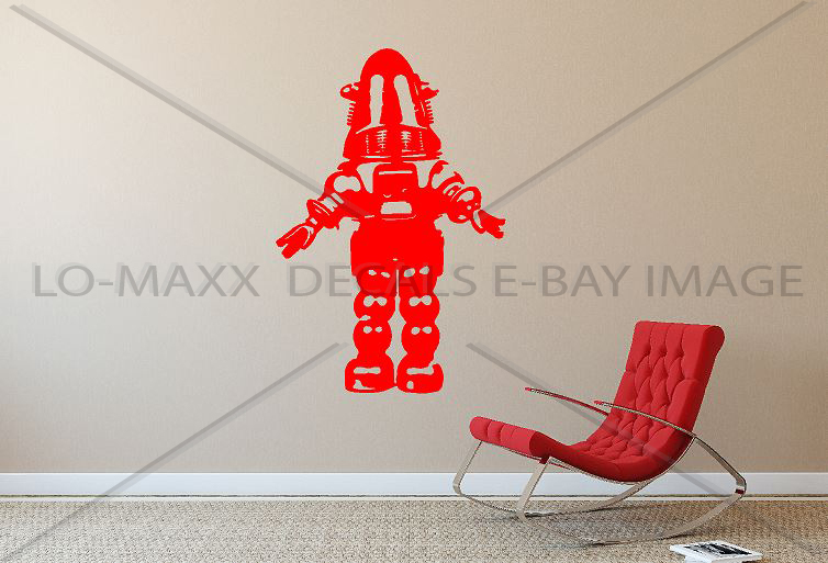Robby The Robot Sci-Fi Forbidden Planet Sizes & Colors Die Cut Vinyl Decal