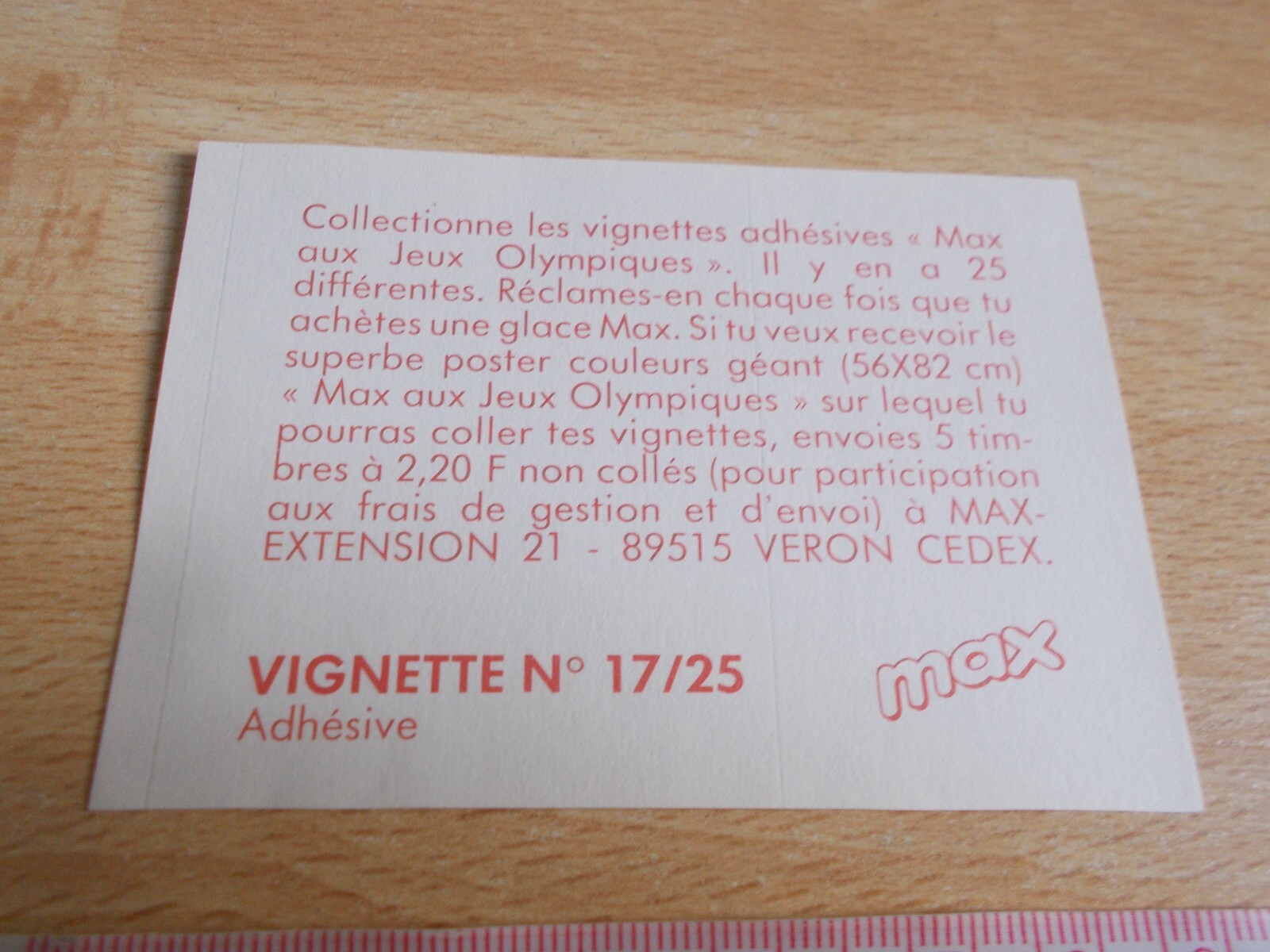 Sticker Glaces Motta – Max Aux Games Olympics – Hockey On Ice