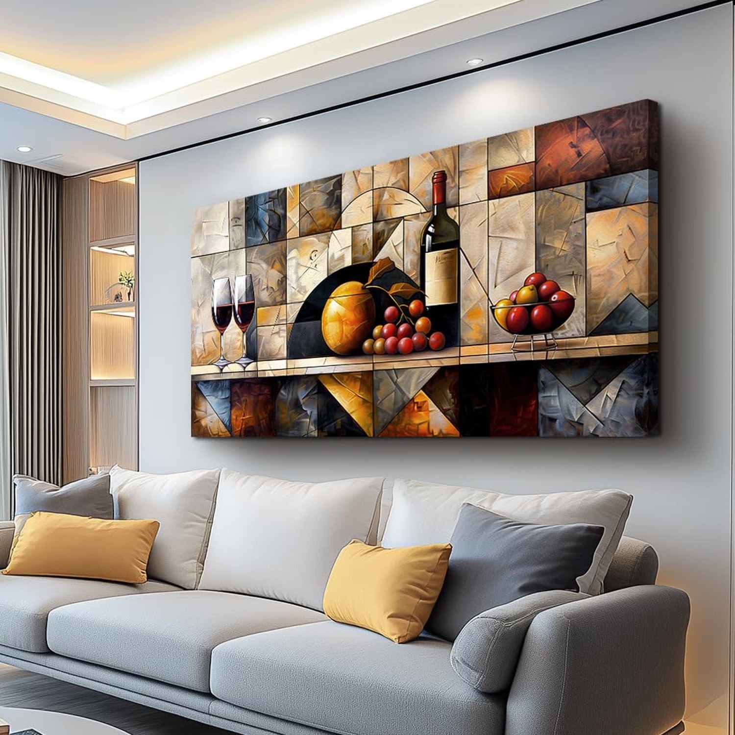QIYILEXWART Canvas Wall Art For Living Room Wall Decor For Bedroom Kitchen Wa…