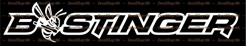 Bee Stinger Stabilizer – Outdoor / Hunting – Vinyl Die-Cut Peel N' Stick Decal
