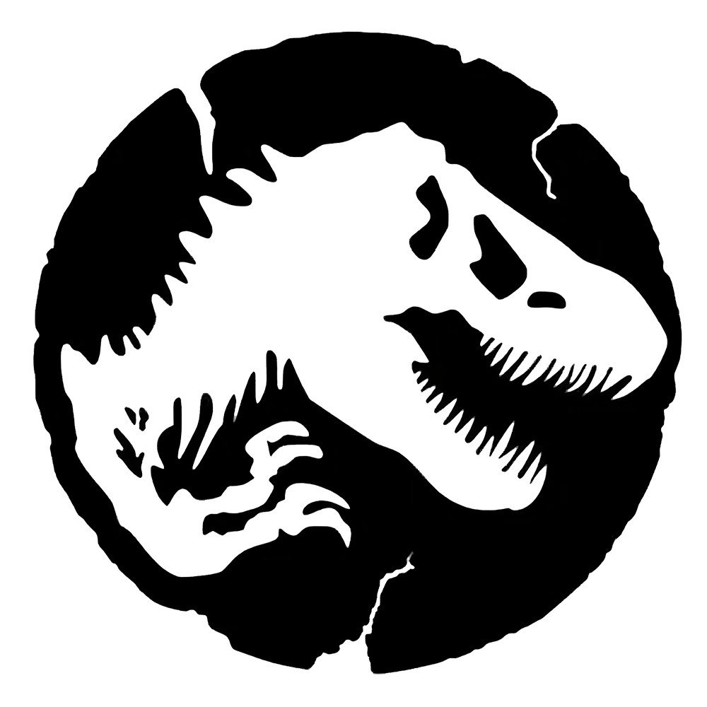 6" Jurassic Park T-Rex Vinyl Decal Sticker