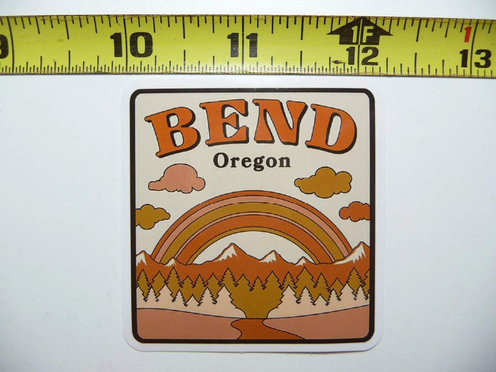 OREGON BEND RAINBOW SMALL STICKER DECAL PRIDE SOUVENIR TRAVEL MEMORIES
