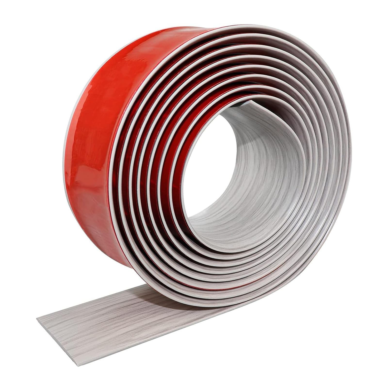 Self-Adhesive Vinyl Laminate Floor Strip, 10ft x 2in Flat Divider for Joining…