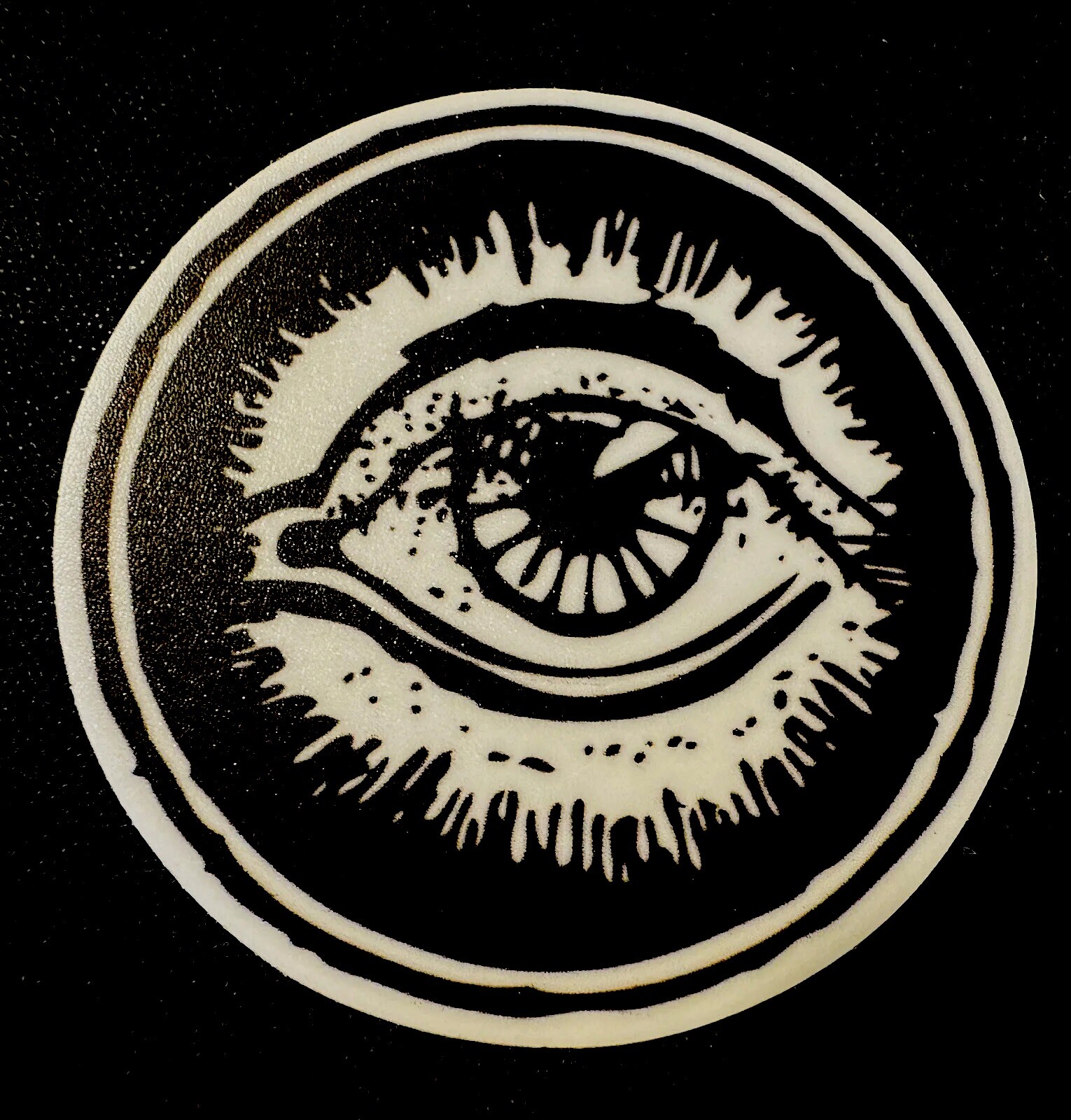 Vinyl Eyeball Stickers 2” Set Of 8 + 1 Mystery Glow In The Dark Fantasy GOT