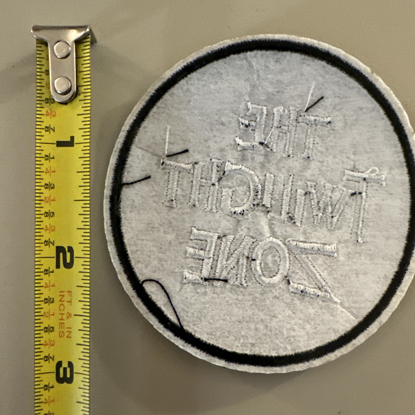 The Twilight Zone (Iron On Patch) Horror / Sci-Fi / Movie / TV
