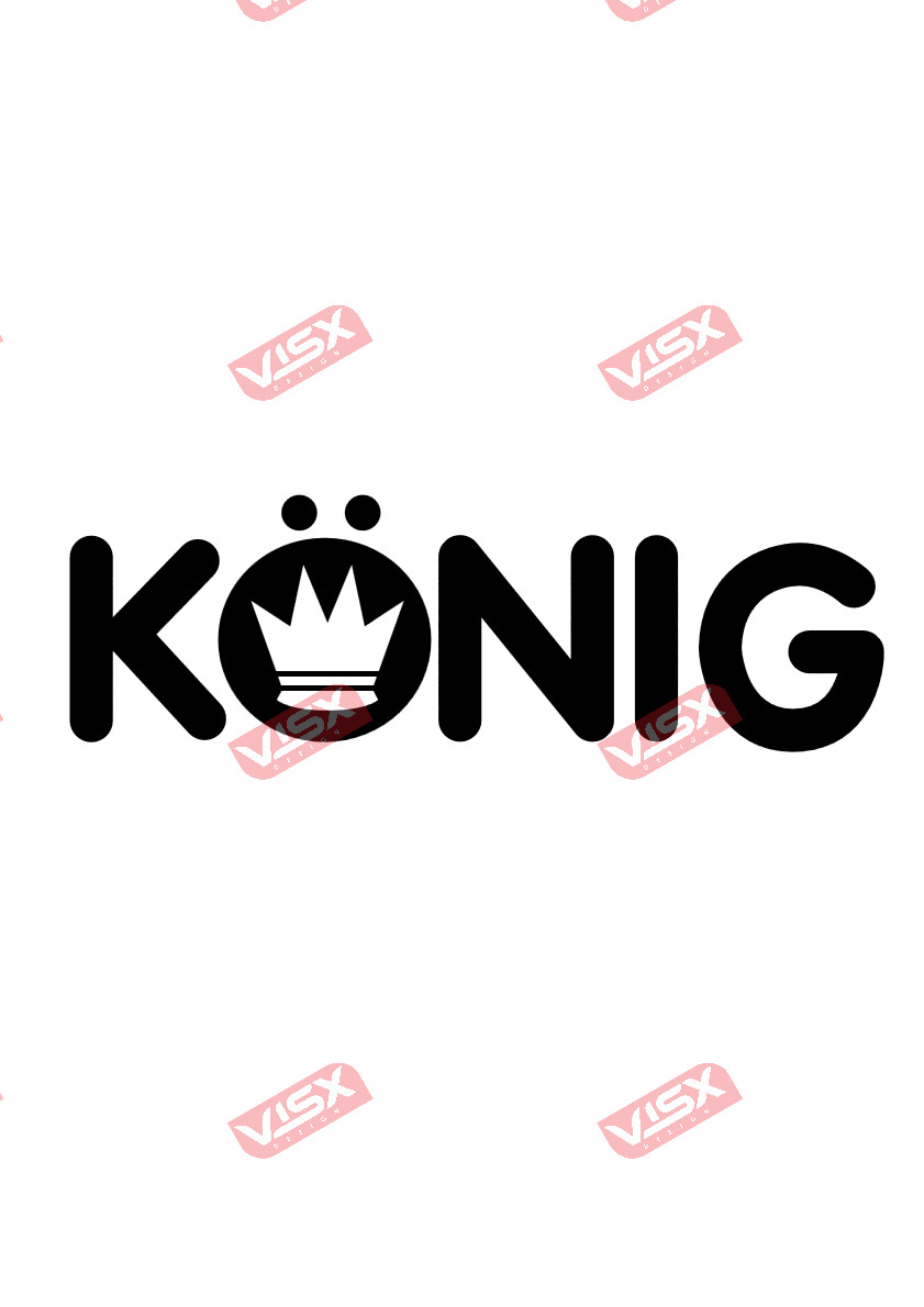 Konig Wheels Decal Car Sticker Auto Vehicle Vinyl Window Laptop Racing