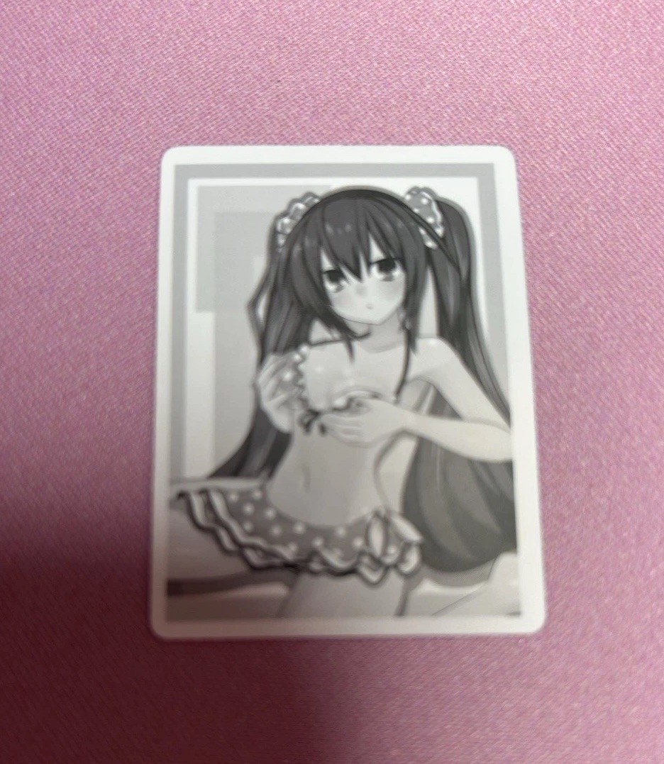 black and white waifu lewd stickers #6